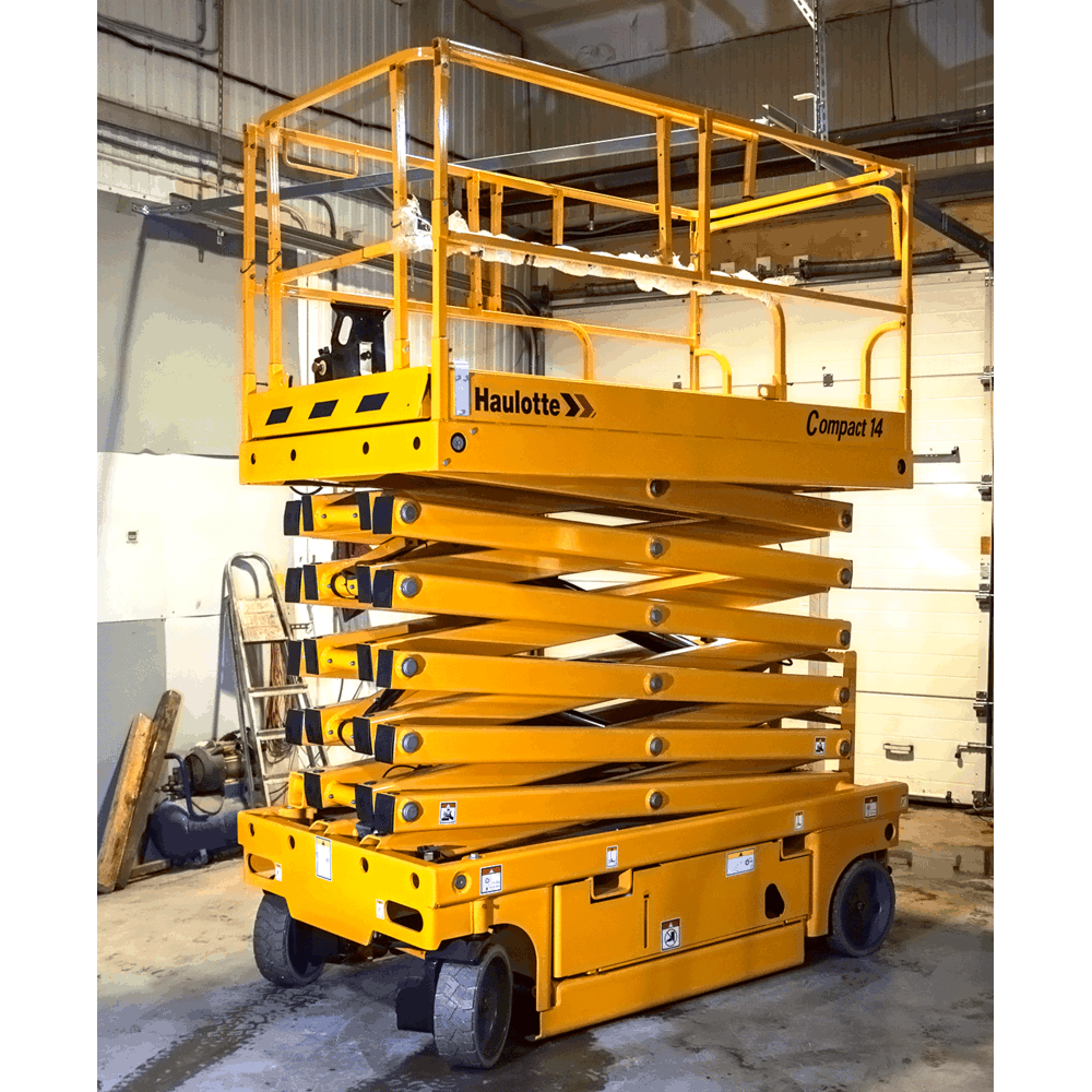 Аренда самоходного ножничного подъемника Haulotte compact 14-foto2