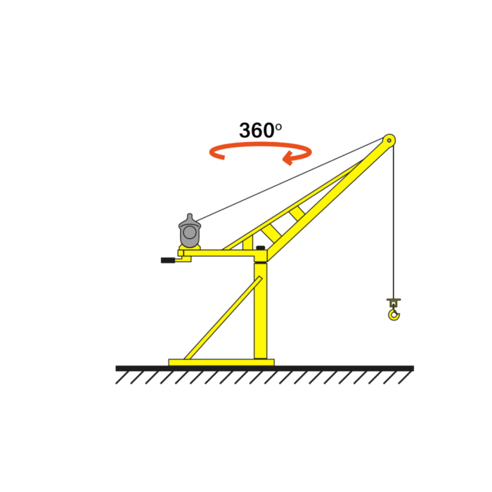 Аренда мини крана OCALIFT 400 - Кран OCALIFT 400